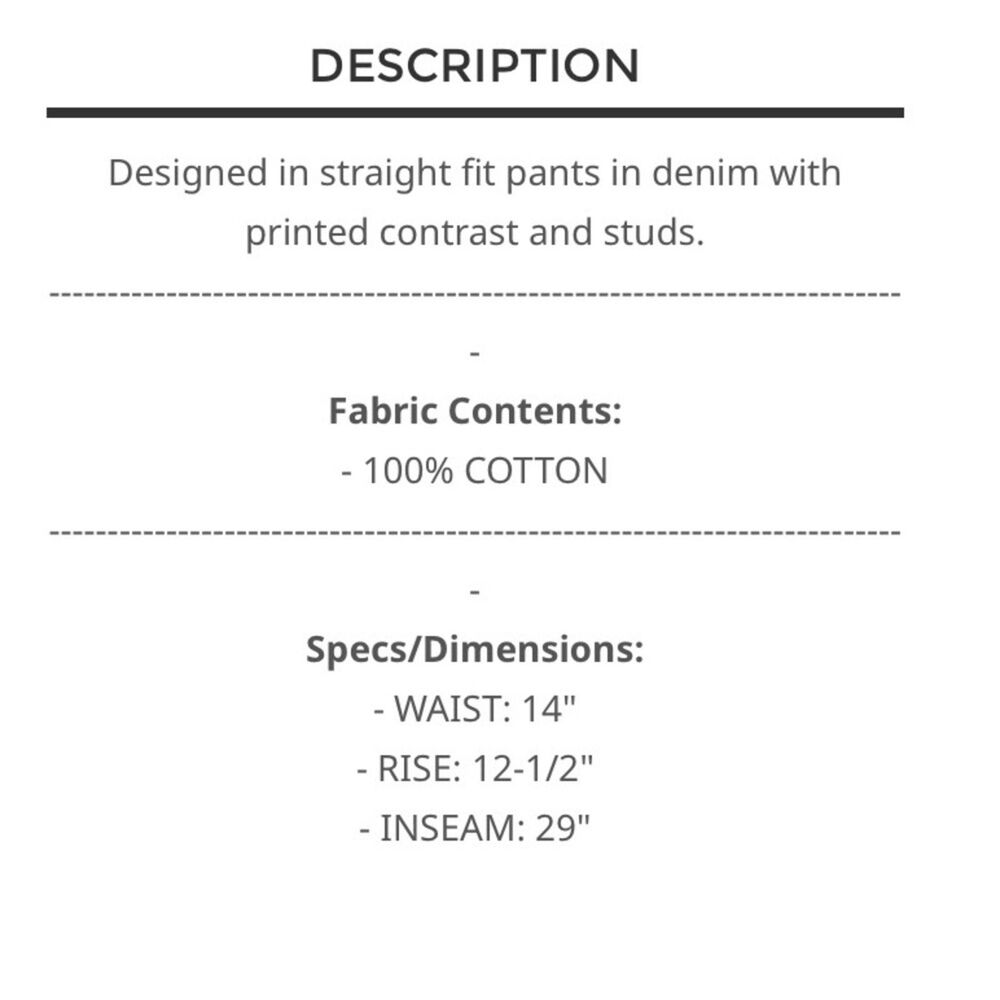 POL Denim Patchwork Wide-Leg Pants - Picture 5 of 5